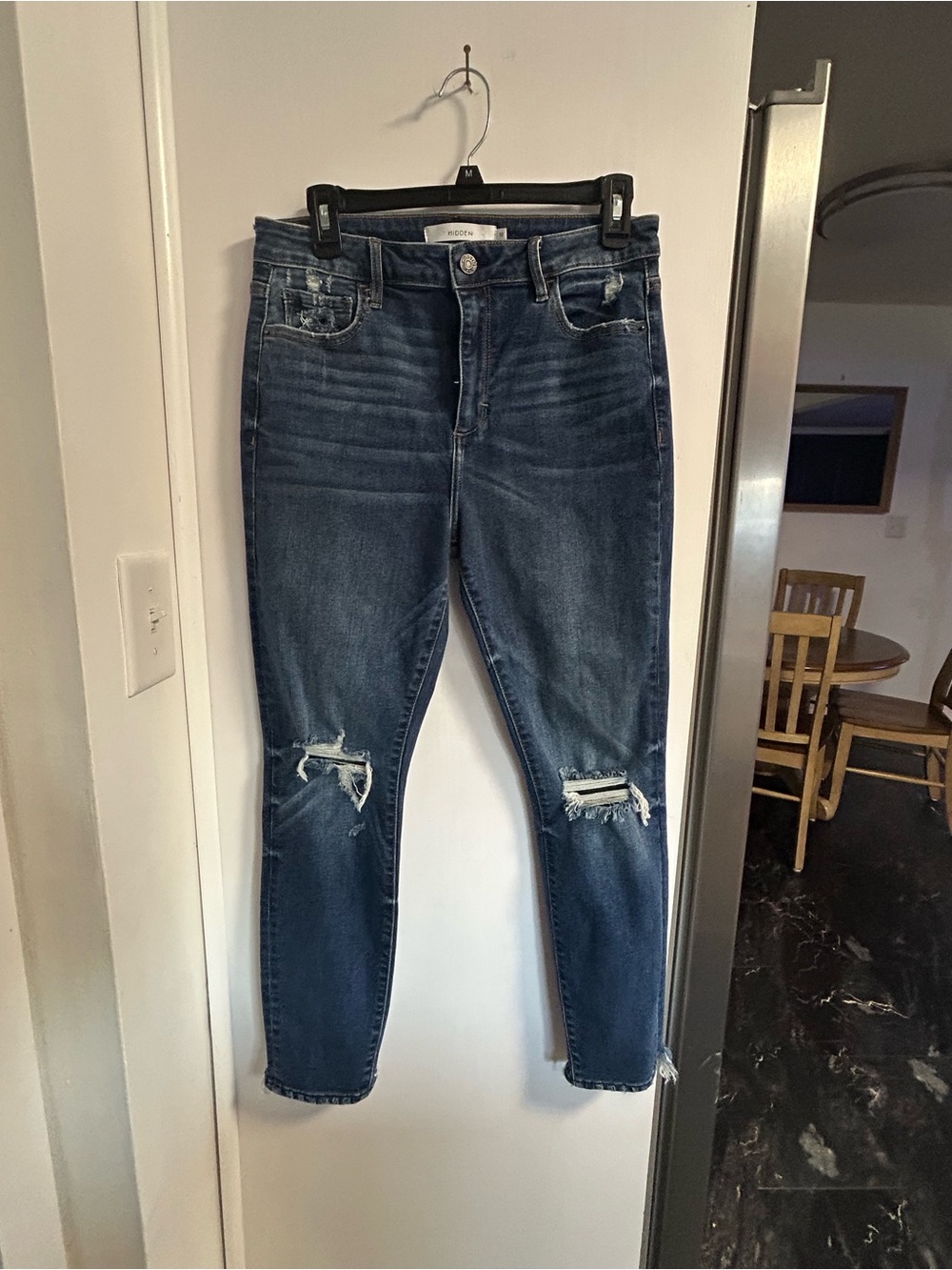 Hidden Straight Jeans